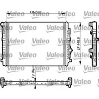 Радіатор, охолодження двигуна VALEO 735549