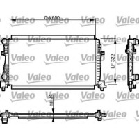 Радіатор, охолодження двигуна VALEO 735557