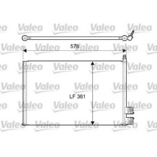 Конденсатор, кондиціонер VALEO 814083