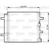 Конденсатор, кондиціонер VALEO 814370