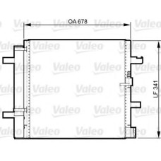 Конденсатор, кондиціонер VALEO 814370