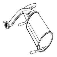 Прокладка, труба вихлопного газу WALKER 80793