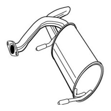 Прокладка, труба вихлопного газу WALKER 80793