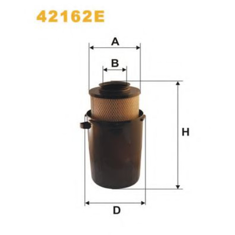 Повітряний фільтр WIX FILTERS 42162E