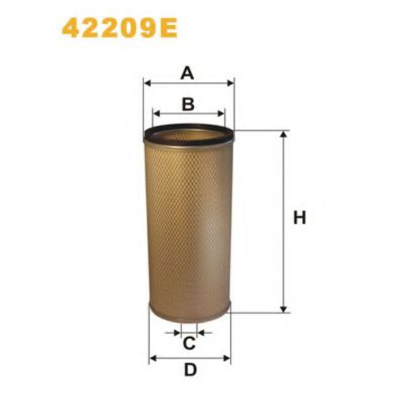 Фільтр додаткового повітря WIX FILTERS 42209E