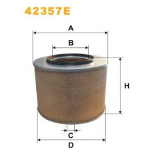 Повітряний фільтр WIX FILTERS 42357E
