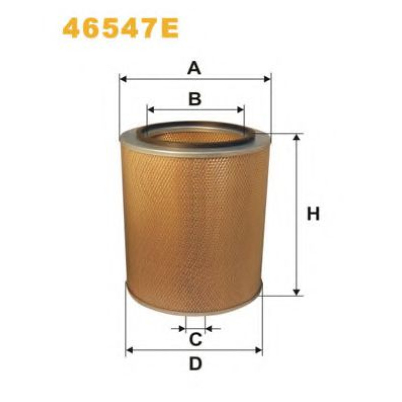 Повітряний фільтр WIX FILTERS 46547E