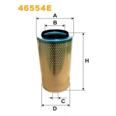 Повітряний фільтр WIX FILTERS 46554E