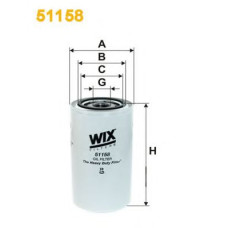 Масляний фільтр WIX FILTERS 51158