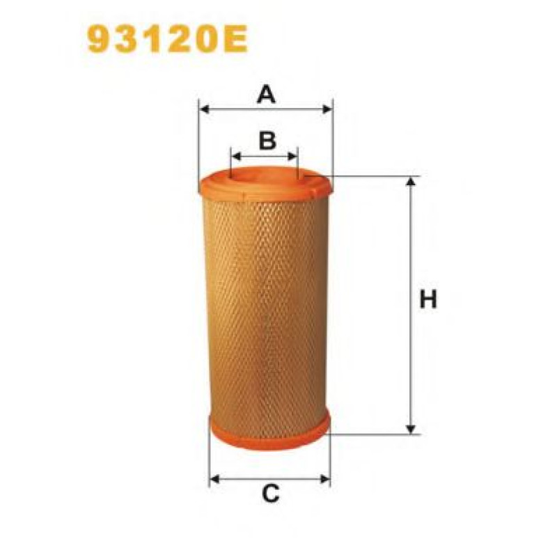 Повітряний фільтр WIX FILTERS 93120E