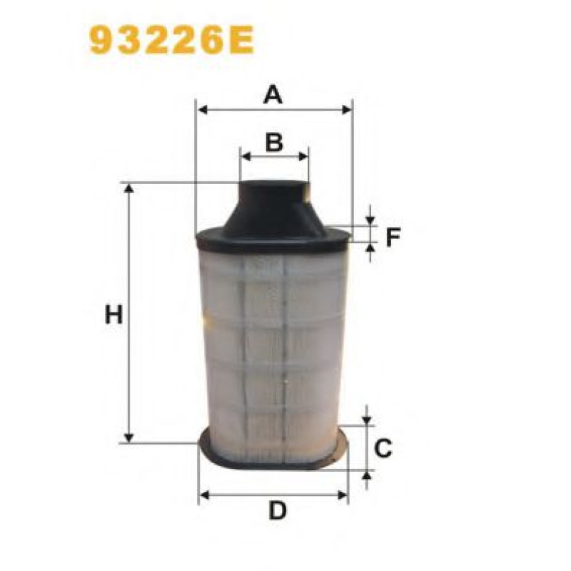 Повітряний фільтр WIX FILTERS 93226E