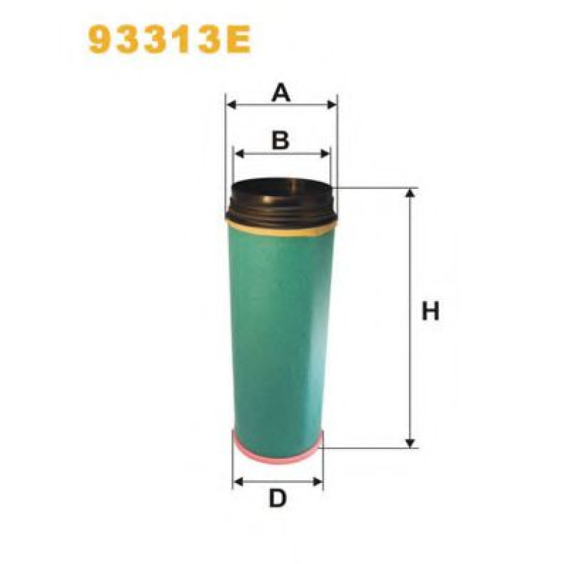 Повітряний фільтр WIX FILTERS 93313E