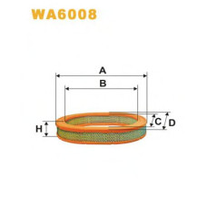 Повітряний фільтр WIX FILTERS WA6008