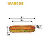 Повітряний фільтр WIX FILTERS WA6009