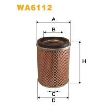 Повітряний фільтр WIX FILTERS WA6112