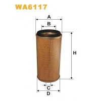Повітряний фільтр WIX FILTERS WA6117