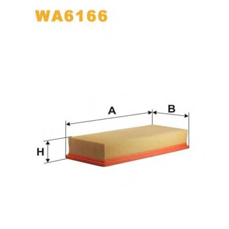 Повітряний фільтр WIX FILTERS WA6166