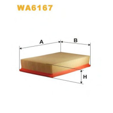 Повітряний фільтр WIX FILTERS WA6167