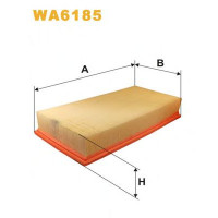 Повітряний фільтр WIX FILTERS WA6185