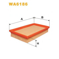 Повітряний фільтр WIX FILTERS WA6186
