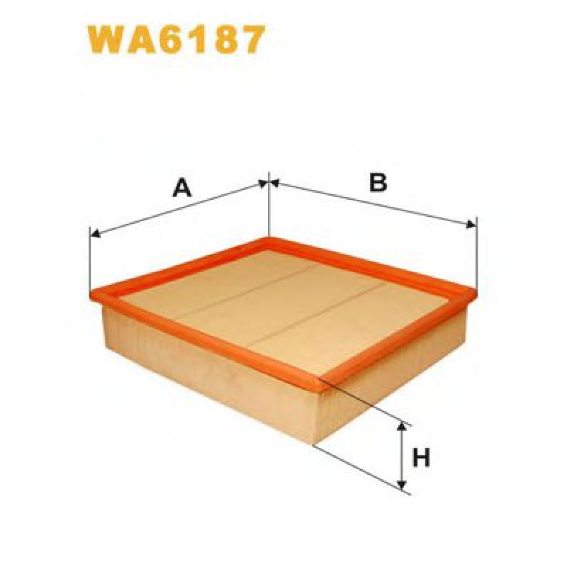 Повітряний фільтр WIX FILTERS WA6187