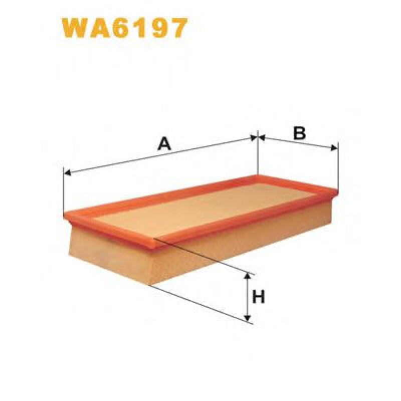 Повітряний фільтр WIX FILTERS WA6197