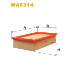 Повітряний фільтр WIX FILTERS WA6314