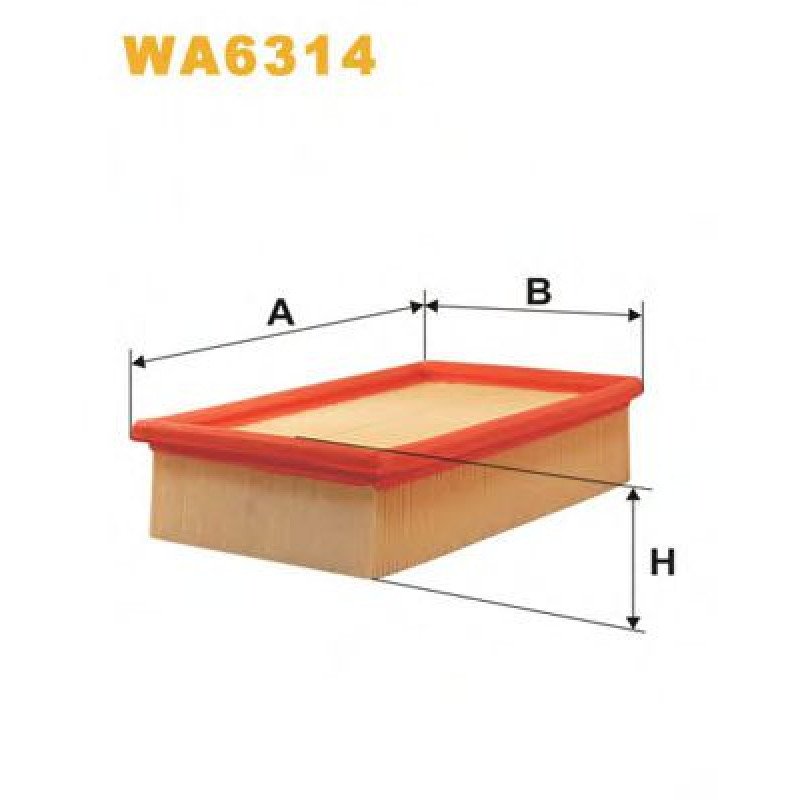 Повітряний фільтр WIX FILTERS WA6314