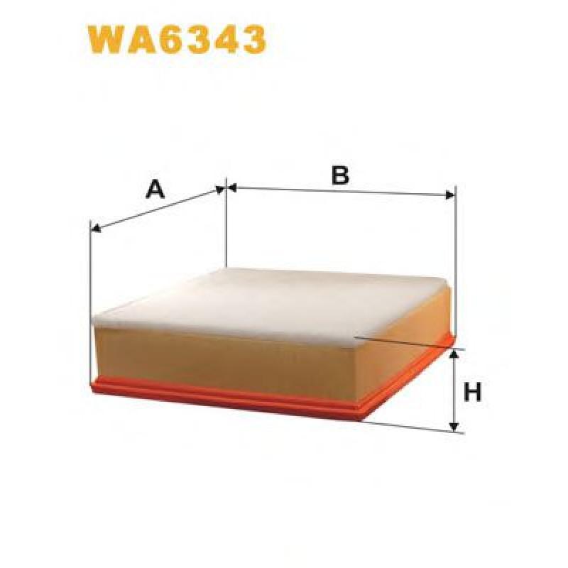 Повітряний фільтр WIX FILTERS WA6343