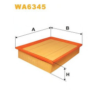 Повітряний фільтр WIX FILTERS WA6345