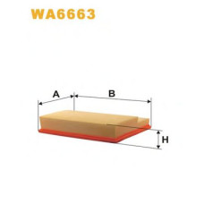 Повітряний фільтр WIX FILTERS WA6663