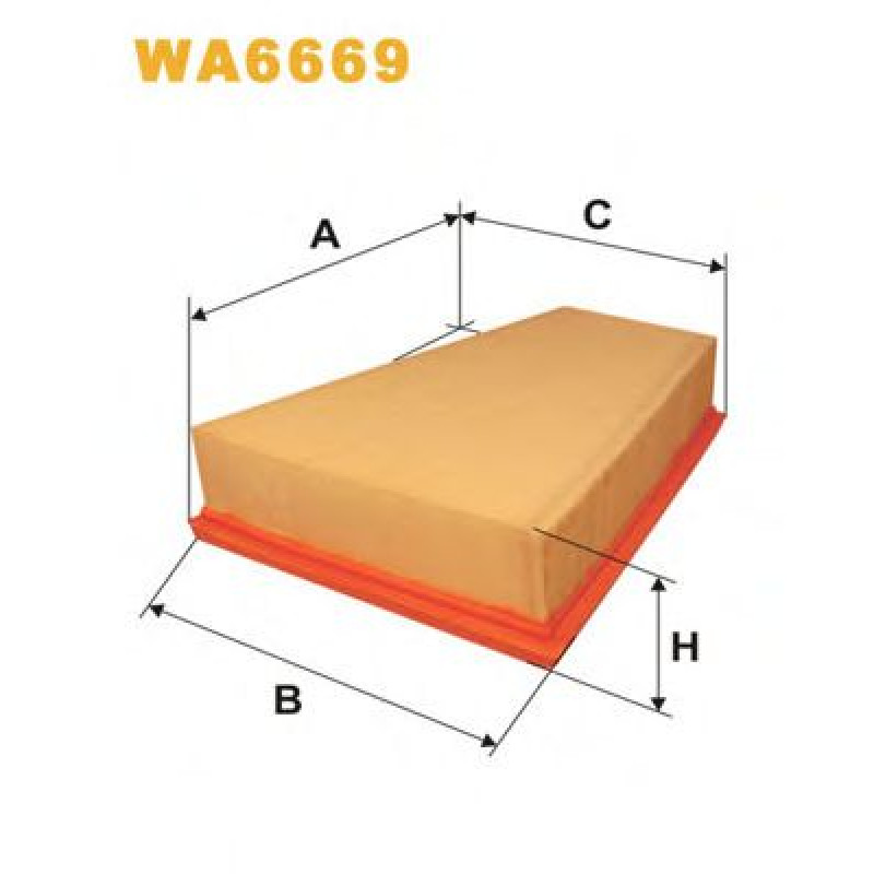 Повітряний фільтр WIX FILTERS WA6669
