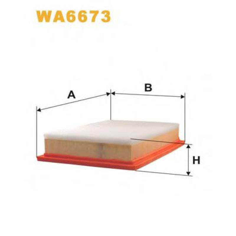 Повітряний фільтр WIX FILTERS WA6673
