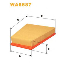 Повітряний фільтр WIX FILTERS WA6687