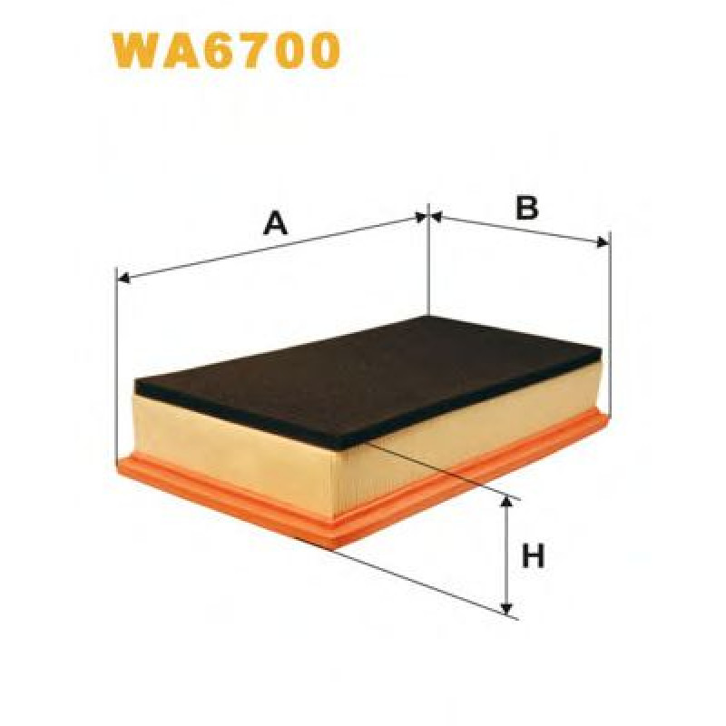 Повітряний фільтр WIX FILTERS WA6700