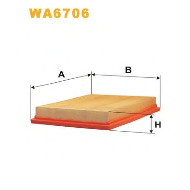 Повітряний фільтр WIX FILTERS WA6706
