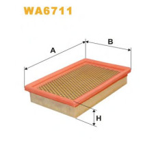Повітряний фільтр WIX FILTERS WA6711