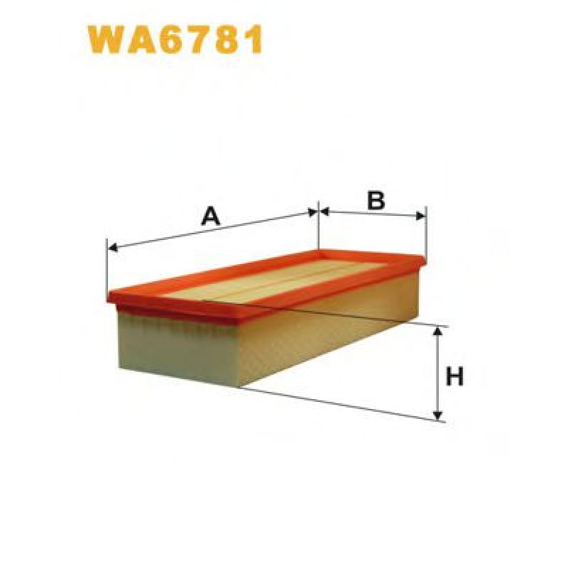 Повітряний фільтр WIX FILTERS WA6781