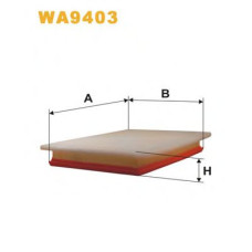 Повітряний фільтр WIX FILTERS WA9403
