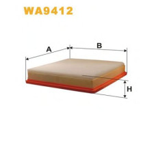 Повітряний фільтр WIX FILTERS WA9412