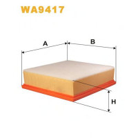 Повітряний фільтр WIX FILTERS WA9417
