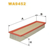 Повітряний фільтр WIX FILTERS WA9452