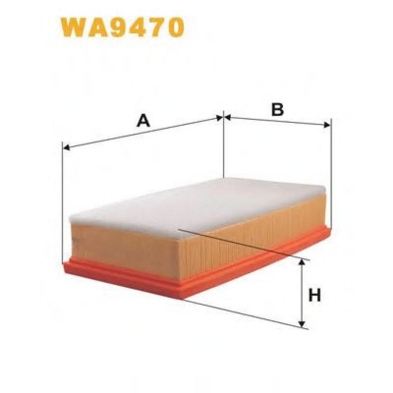 Повітряний фільтр WIX FILTERS WA9470