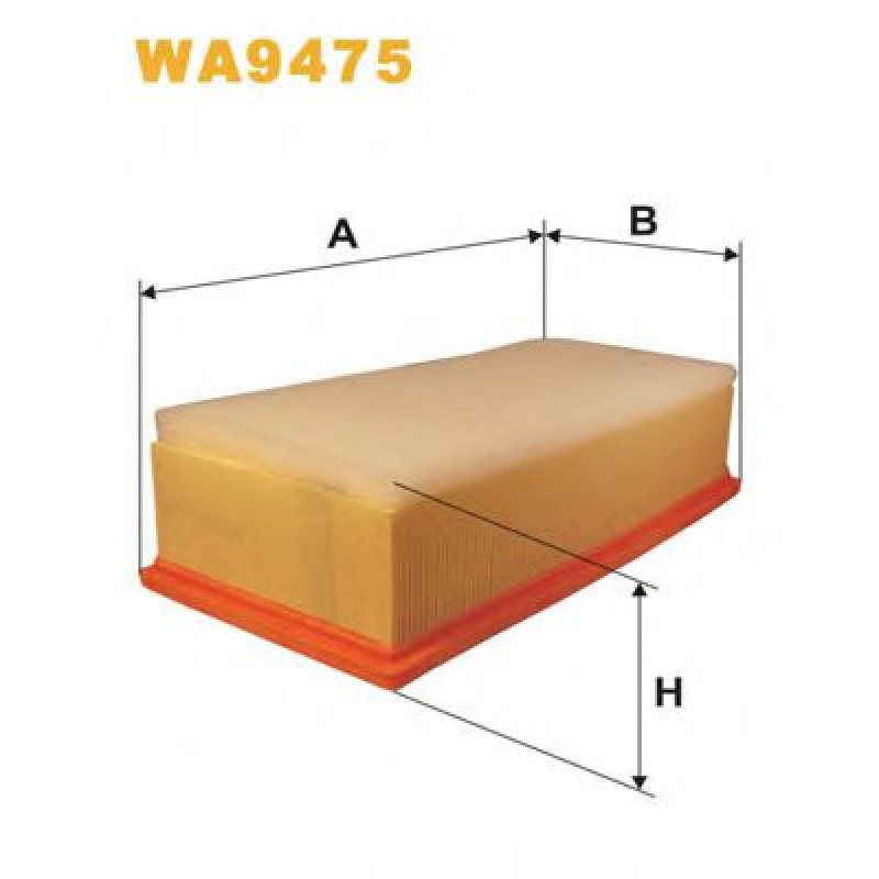 Повітряний фільтр WIX FILTERS WA9475