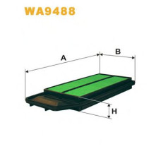 Повітряний фільтр WIX FILTERS WA9488