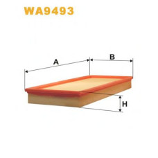 Повітряний фільтр WIX FILTERS WA9493