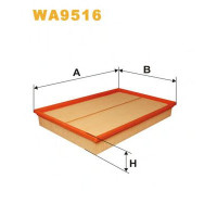 Повітряний фільтр WIX FILTERS WA9516