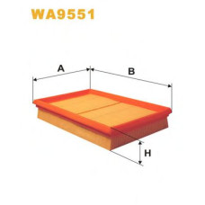 Повітряний фільтр WIX FILTERS WA9551