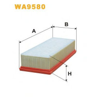 Повітряний фільтр WIX FILTERS WA9580