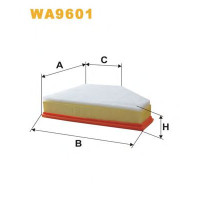 Повітряний фільтр WIX FILTERS WA9601